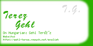 terez gehl business card